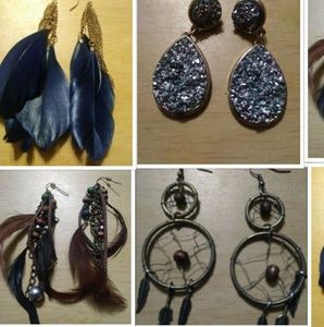 Four pairs of Earrings